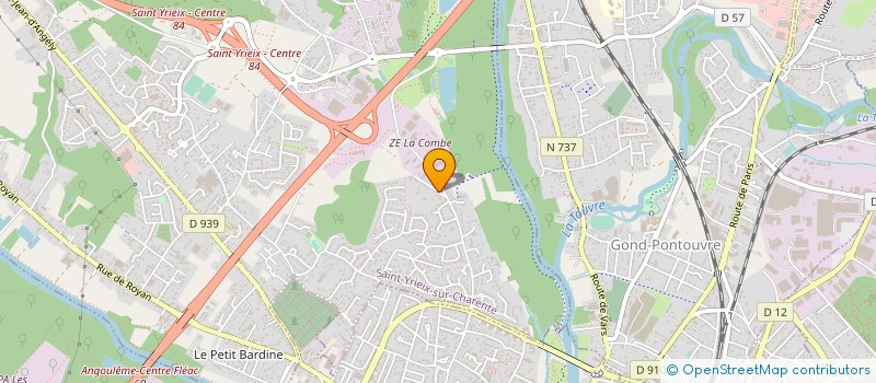 localisation de l'entreprise MONSIEUR JEAN-YVES LECLESVE à SAINT-YRIEIX-SUR-CHARENTE