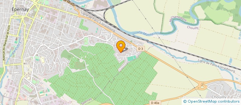 localisation de l'entreprise MONSIEUR JEAN YVES LEFORT  EPERNAY