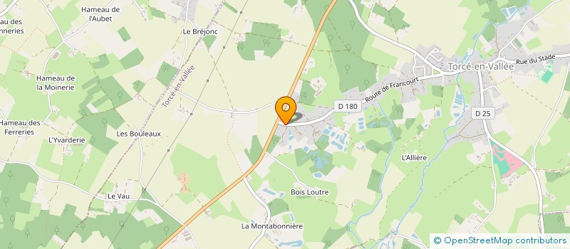 localisation de l'entreprise MONSIEUR JEAN-YVES LEGENDRE  TORCE-EN-VALLEE