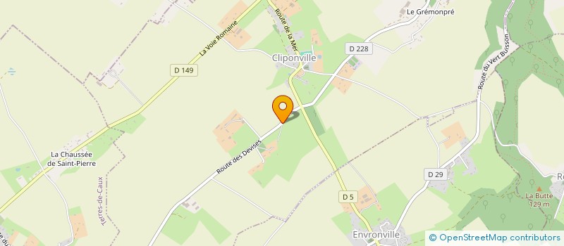localisation de l'entreprise MONSIEUR JEAN-YVES LEGROS  CLIPONVILLE