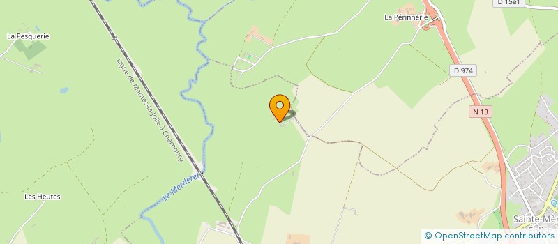 localisation de l'entreprise MONSIEUR JEAN-YVES LEROUX  SAINTE-MERE-EGLISE