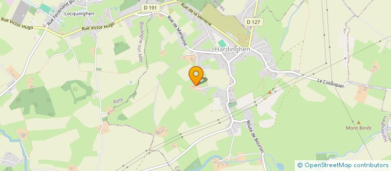 localisation de l'entreprise MONSIEUR JEAN-YVES LEUCHART  HARDINGHEN