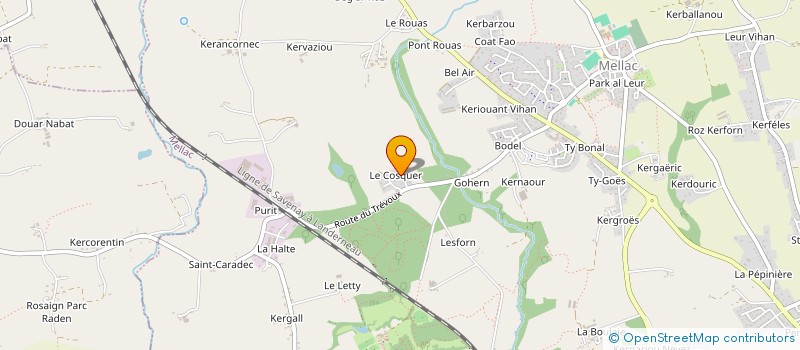 localisation de l'entreprise MONSIEUR JEAN YVES LOHIER  REDENE