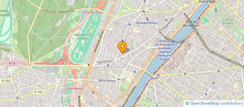 localisation de l'entreprise MONSIEUR JEAN-YVES LOISEAU  PARIS