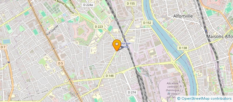 localisation de l'entreprise MONSIEUR JEAN-YVES LOUIS CHARLES  VITRY-SUR-SEINE