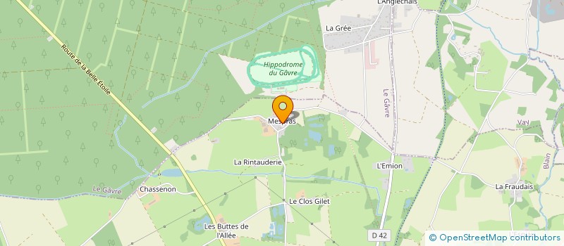 localisation de l'entreprise MONSIEUR JEAN-YVES MABILAIS à BLAIN