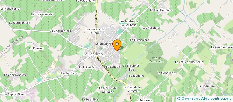 localisation de l'entreprise MONSIEUR JEAN YVES MACE  LE LANDREAU