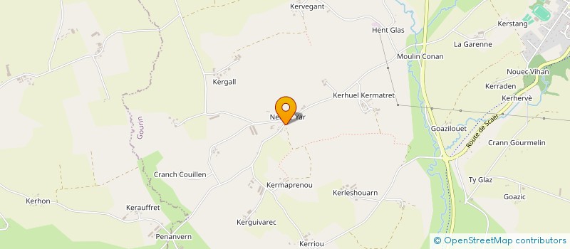 localisation de l'entreprise MONSIEUR JEAN-YVES MAHE  GOURIN