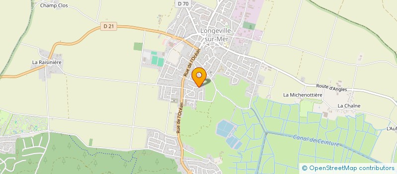 localisation de l'entreprise MONSIEUR JEAN-YVES MALLARD  LONGEVILLE-SUR-MER