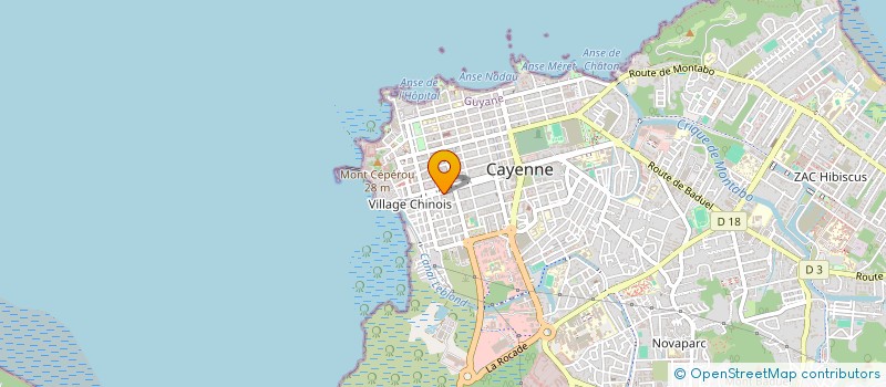 localisation de l'entreprise MONSIEUR JEAN-YVES MARCAULT-DEROUARD  CAYENNE