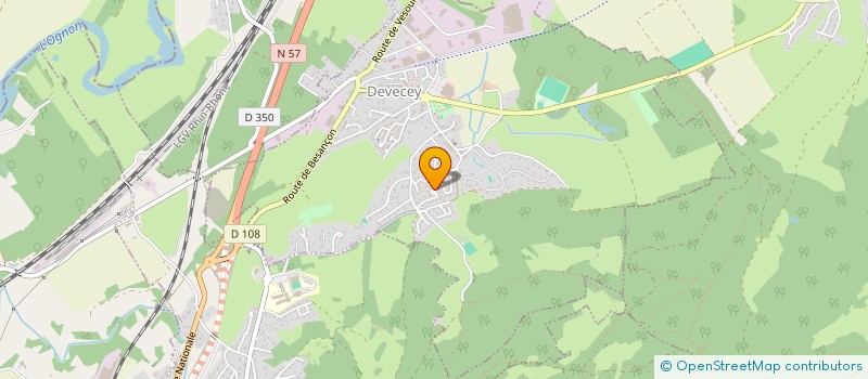 localisation de l'entreprise MONSIEUR JEAN-YVES MARTIN  DEVECEY