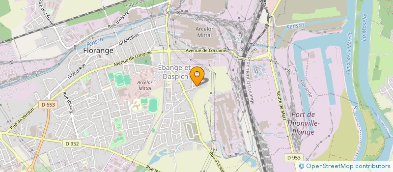 localisation de l'entreprise MONSIEUR JEAN-YVES MARX  FLORANGE