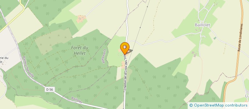 localisation de l'entreprise MONSIEUR JEAN-YVES MASSENET  BAILLOLET