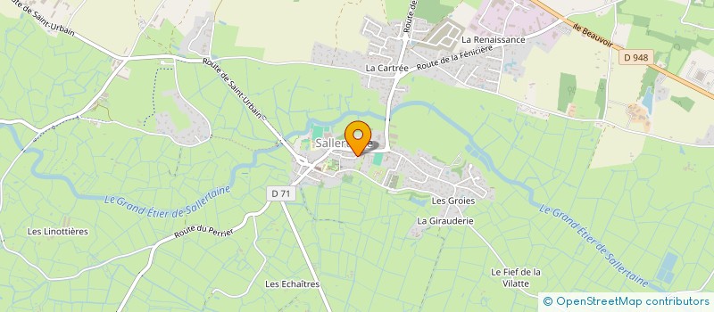 localisation de l'entreprise MONSIEUR JEAN-YVES MERCERON à SALLERTAINE