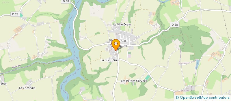 localisation de l'entreprise MONSIEUR JEAN-YVES MERDRIGNAC à PLUDUNO