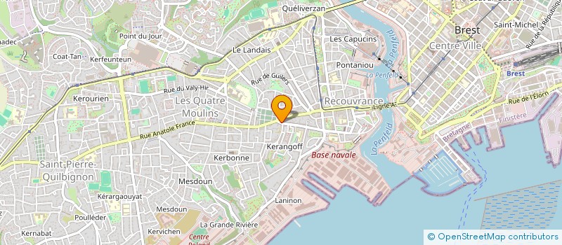 localisation de l'entreprise MONSIEUR JEAN YVES MERT à BREST