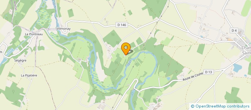 localisation de l'entreprise MONSIEUR JEAN-YVES MICHAUD  CHAMPAGNE-SAINT-HILAIRE