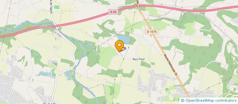 localisation de l'entreprise MONSIEUR JEAN YVES MIGNOT  LES ABRETS-EN-DAUPHINE