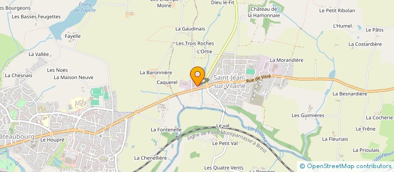 localisation de l'entreprise MONSIEUR JEAN-YVES MILAN  SAINT-JEAN-SUR-VILAINE