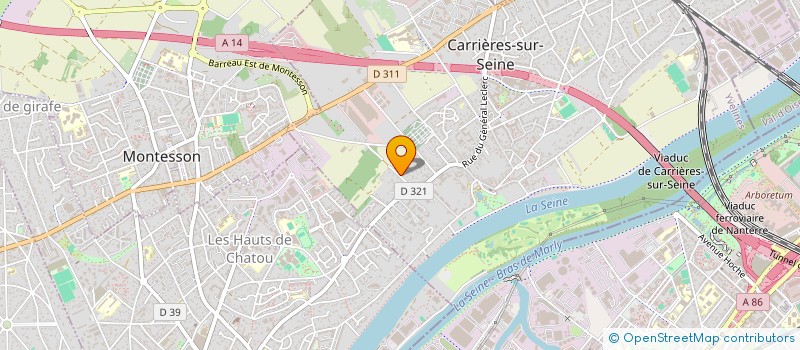 localisation de l'entreprise MONSIEUR JEAN YVES MOLINARO à CARRIERES-SUR-SEINE