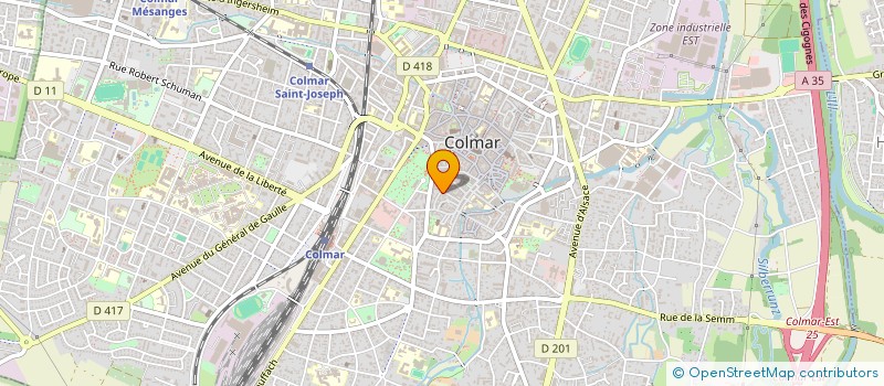 localisation de l'entreprise MONSIEUR JEAN-YVES MONIER à COLMAR