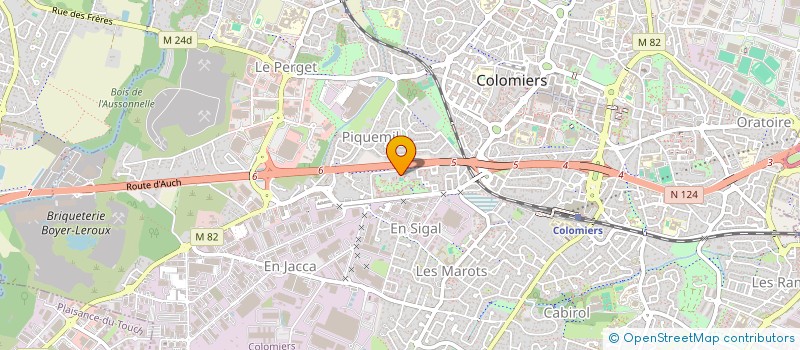 localisation de l'entreprise MONSIEUR JEAN-YVES MONTIES à COLOMIERS