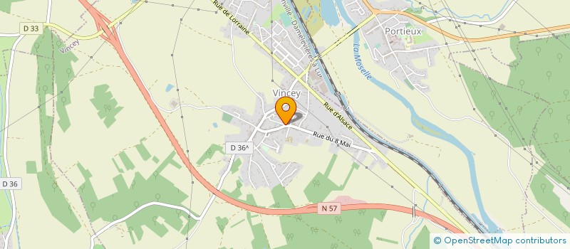 localisation de l'entreprise MONSIEUR JEAN-YVES MORELLO  VINCEY