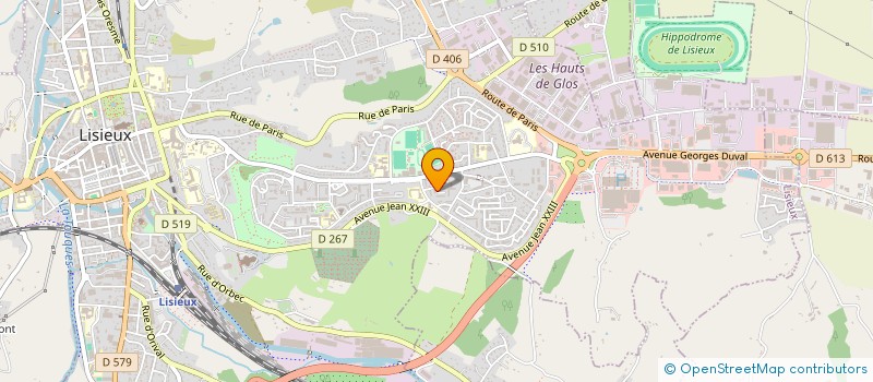 localisation de l'entreprise MONSIEUR JEAN YVES MORIN  LISIEUX