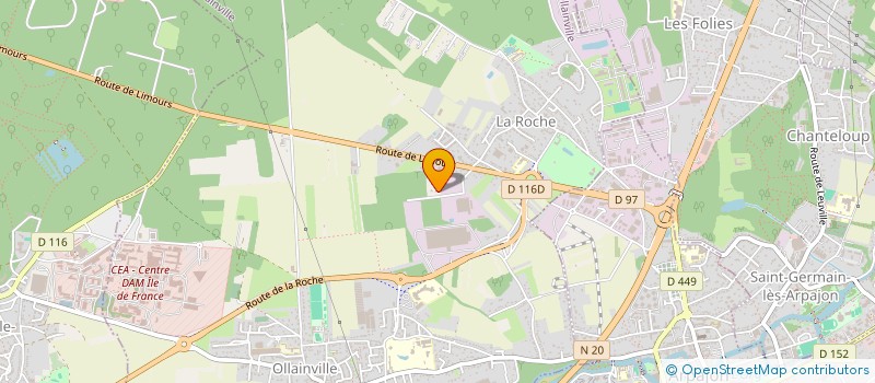 localisation de l'entreprise MONSIEUR JEAN YVES MORVAN  OLLAINVILLE