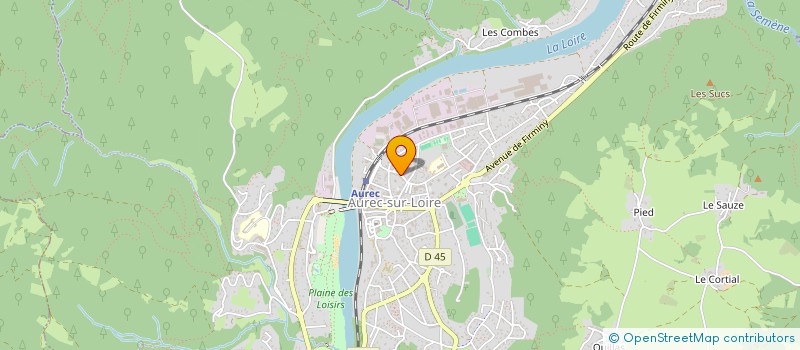 localisation de l'entreprise MONSIEUR JEAN-YVES MOUNIER à AUREC-SUR-LOIRE