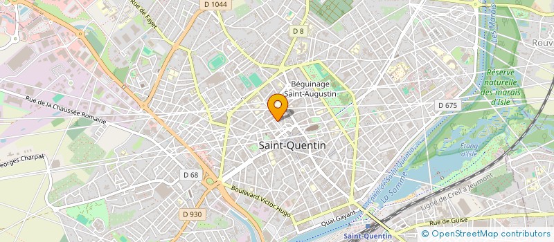 localisation de l'entreprise MONSIEUR JEAN YVES MULLATIER à SAINT-QUENTIN