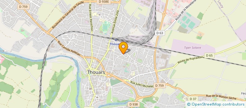 localisation de l'entreprise MONSIEUR JEAN-YVES MUREAU à THOUARS