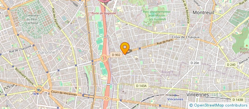 localisation de l'entreprise MONSIEUR JEAN YVES NANNETTE à MONTREUIL