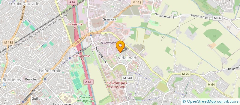 localisation de l'entreprise MONSIEUR JEAN-YVES NAUDET  BALMA