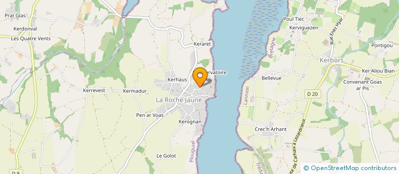 localisation de l'entreprise MONSIEUR JEAN YVES NEDELEC  PLOUGUIEL