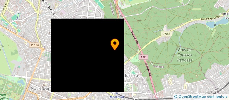localisation de l'entreprise MONSIEUR JEAN YVES NGANKO NJANDI à VERSAILLES
