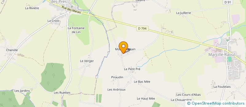 localisation de l'entreprise MONSIEUR JEAN YVES NOURRY à MARCILLE-RAOUL