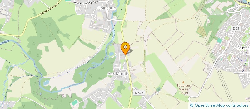 localisation de l'entreprise MONSIEUR JEAN YVES PALISSE  AUX MARAIS