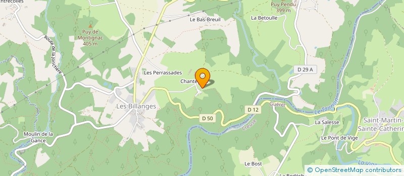 localisation de l'entreprise MONSIEUR JEAN-YVES PAROUTY à LES BILLANGES