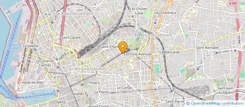 localisation de l'entreprise MONSIEUR JEAN YVES PARRIS à MARSEILLE