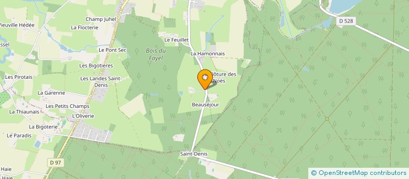 localisation de l'entreprise MONSIEUR JEAN-YVES PATTIER  SAINT-SULPICE-LA-FORET