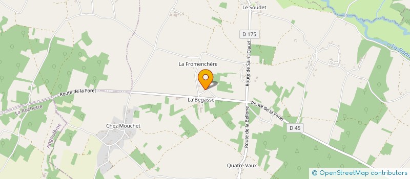 localisation de l'entreprise MONSIEUR JEAN-YVES PENIGAUD  LES PINS