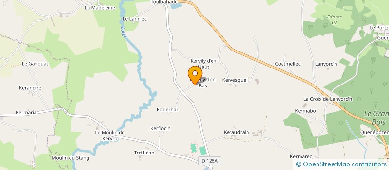 localisation de l'entreprise MONSIEUR JEAN-YVES PENN  PLOERDUT