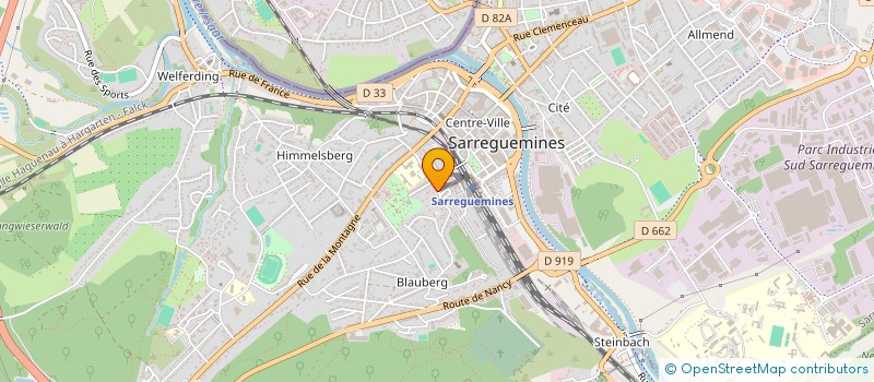 localisation de l'entreprise MONSIEUR JEAN YVES PENNERATH  SARREGUEMINES