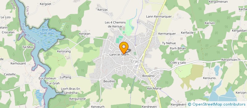 localisation de l'entreprise MONSIEUR JEAN YVES PERENNES  CRACH