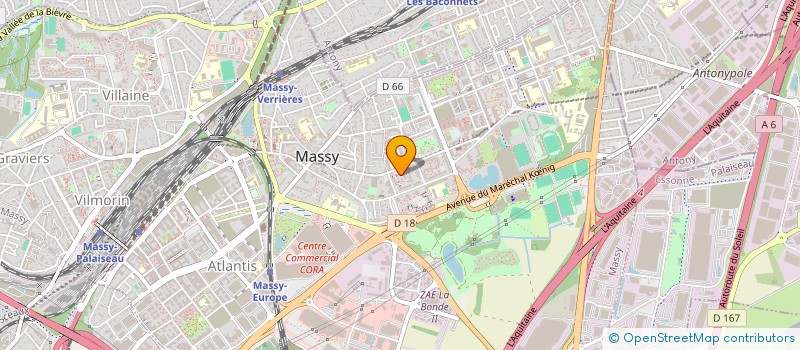 localisation de l'entreprise MONSIEUR JEAN-YVES PESE  MASSY