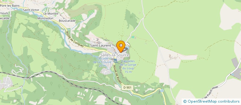 localisation de l'entreprise MONSIEUR JEAN-YVES PICERNA  SALLES-LA-SOURCE