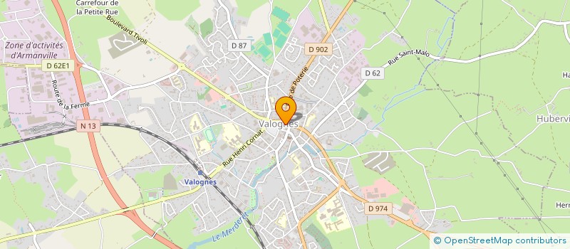 localisation de l'entreprise MONSIEUR JEAN-YVES PICHARD à VALOGNES