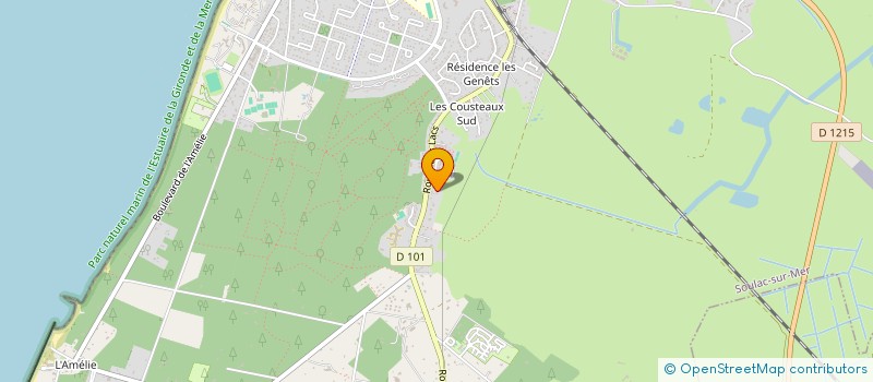 localisation de l'entreprise MONSIEUR JEAN YVES PIETTE  SOULAC-SUR-MER