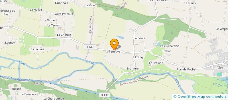 localisation de l'entreprise MONSIEUR JEAN-YVES PIGUEL  SAINT-MARTIN-SUR-OUST